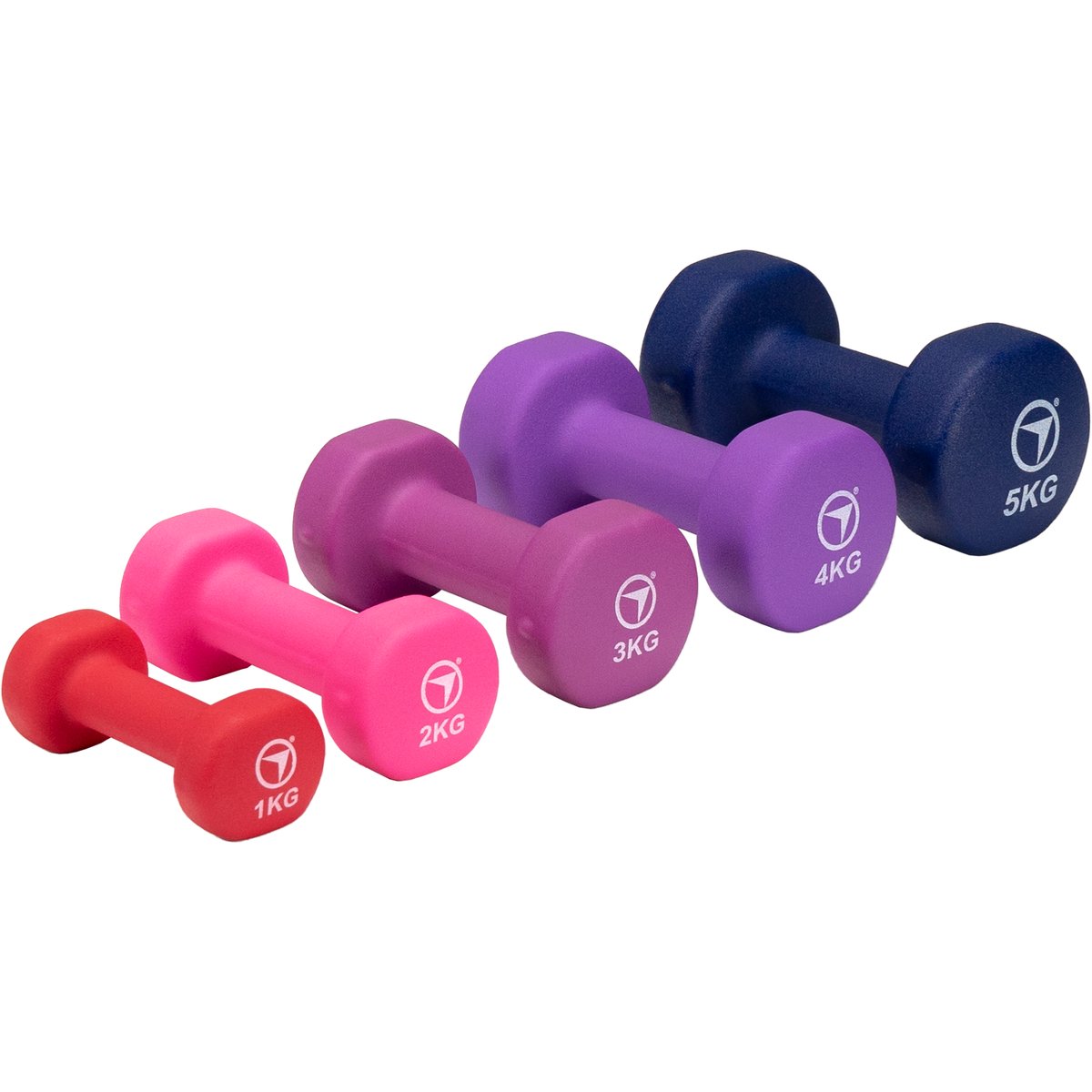 FitNord Vinyylikäsipainot 1-5kg