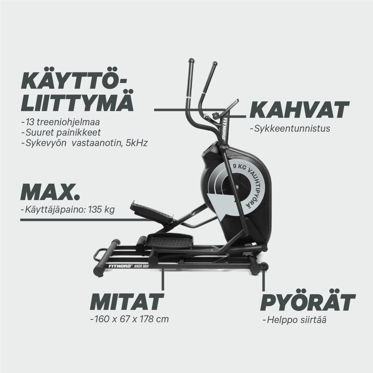 FitNord Hiker 300F Crosstrainer