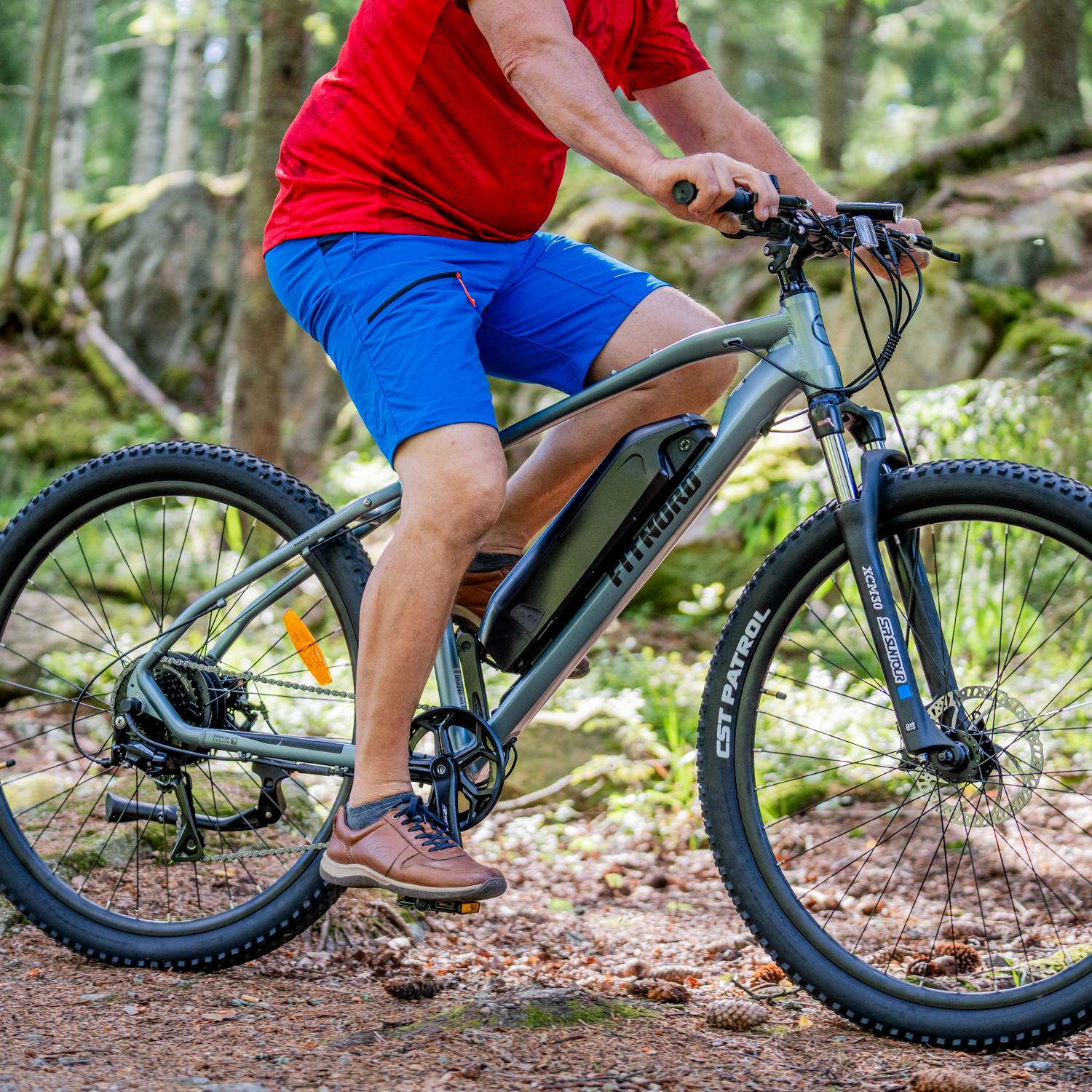 FitNord Ranger 200 Sähkömaastopyörä, vihreä (540Wh akku)