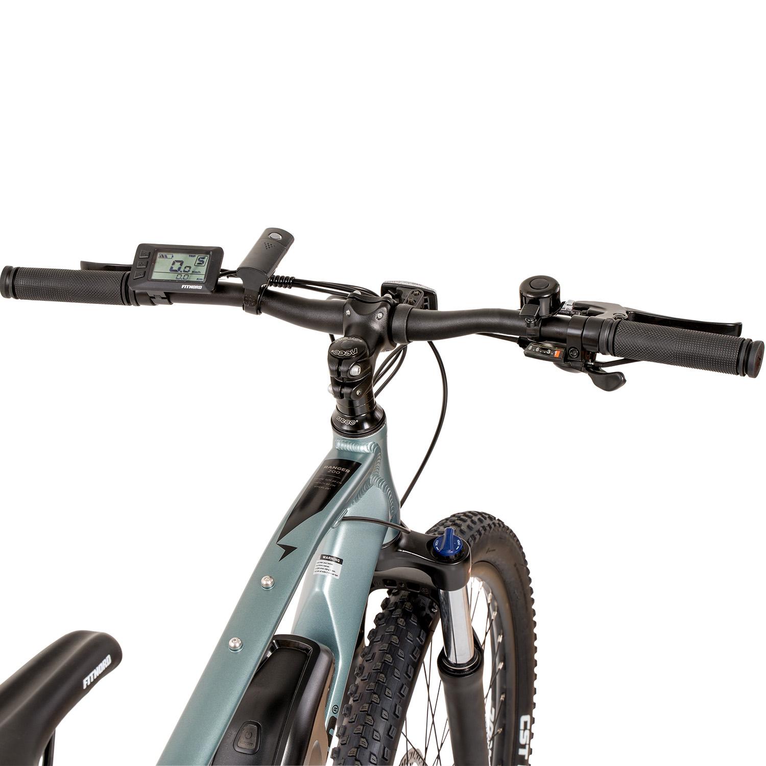 FitNord Ranger 200 Sähkömaastopyörä, vihreä (540Wh akku)