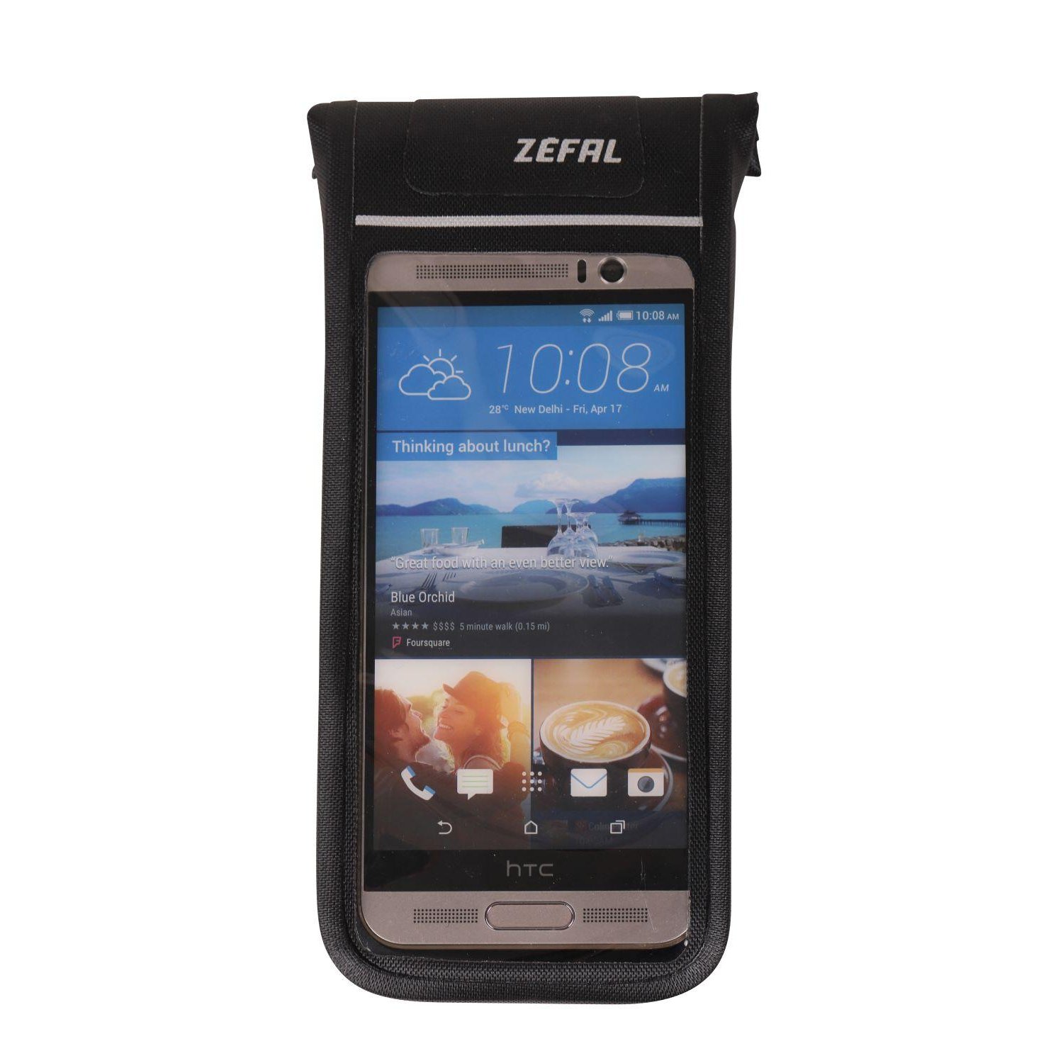Zefal Z-Console Kit Bici Universale - Supporto Smartphone Con Custodia Protettiva, Fissaggio Al Manubrio, Sistema A Scatto