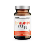ICONFIT D3-Vitamiini 62,5 μg, Viinirypäleensiemenöliyllä, N90 1