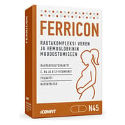 *OUTLET PÄIVÄYS* ICONFIT Ferricon N45 – Rautakompleksi raskaana oleville 1