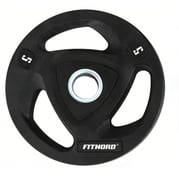 Levypaino 5 kg, FitNord Tri Grip Black 1