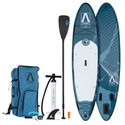 FitNord Aqua 330 SUP-lautasetti, KEMI (valko-musta), lasikuitumelalla, G2 1
