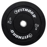 FitNord Bumper Black Levypaino 5 kg 1