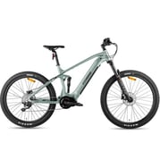 **OUTLET**FitNord Ranger 700FS Täysjousto sähkömaastopyörä, minttu,48cm, 2023 (720 Wh tehoakku)