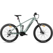 **OUTLET**FitNord Ranger 700FS Täysjousto sähkömaastopyörä, minttu,48cm, 2023 (720 Wh tehoakku)