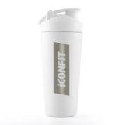 ICONFIT Shaker Stainless Steel - 800ml - White