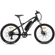 **OUTLET TAMPERE ** FitNord Ranger Jr Sähkömaastopyörä 2023, musta (360Wh tehoakku) (Runko 37 cm, renkaat 24")