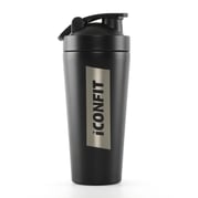 ICONFIT Shaker Stainless Steel - 800ml - Black