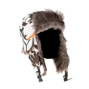 SnowFox Thermo Plus Kääntöhattu White Camo/Oranssi