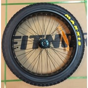 Etupyöräkokonaisuus Fat 26x4,0, Vanne, sisä-ulkorengas