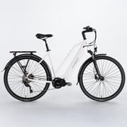 **OUTLET** FitNord Ava 500 G2 Sähköpyörä, valkoinen, Runko 51 cm, renkaat 28”, akku 720 Wh, Ajajan pituus 170–185 cm