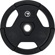 Levypaino 20 kg, FitNord Tri Grip Black