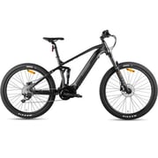 **OUTLET**FitNord Ranger 700FS Sähkömaastopyörä, musta 43cm (720 Wh tehoakku)