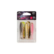 Slick Shad 9cm / 3.5" UV mixed colour pack x 5pcs