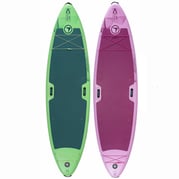 Tuplapaketti: 2 kpl FitNord Aqua Leaf 340 SUP-lautasetti, vihreä & pinkki