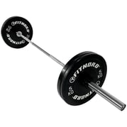 FitNord Levytankosarja Bumper Black 50kg
