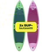 Tuplapaketti: 2 kpl FitNord Aqua Leaf 340 SUP-lautasetti