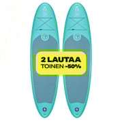 Tuplapaketti: 2 kpl FitNord Aqua 300 SUP-lautasetti, turkoosi