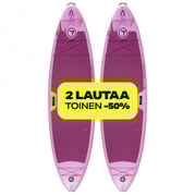Tuplapaketti: 2 kpl FitNord Aqua Leaf 340 SUP-lautasetti, pinkki