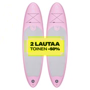 Tuplapaketti: 2 kpl FitNord Aqua 300 SUP-lautasetti, pinkki