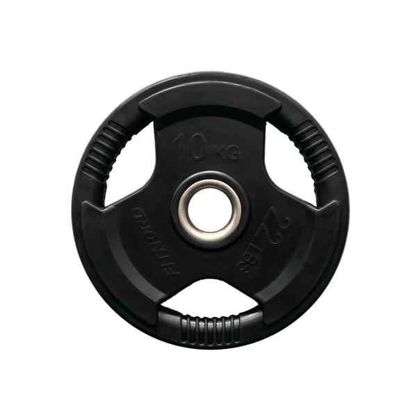 Levypaino 10 kg, FitNord Tri Grip Black G2 1