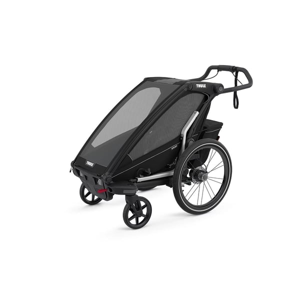 Lastenkuljetusperäkärry THULE Chariot Sport 1, Midnightblack 3
