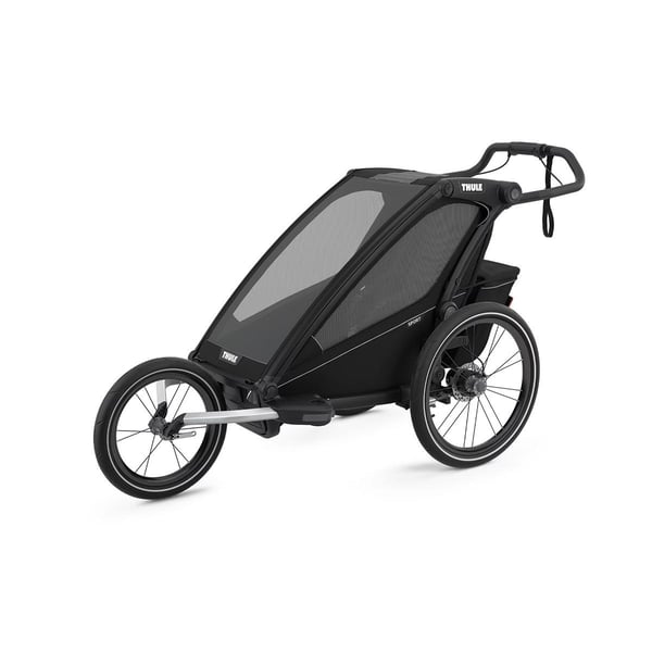 Lastenkuljetusperäkärry THULE Chariot Sport 1, Midnightblack 4