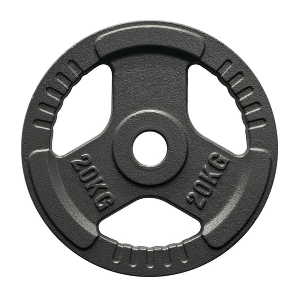 FitNord Valurautainen 50 mm levypaino otekahvoilla  20 kg 1
