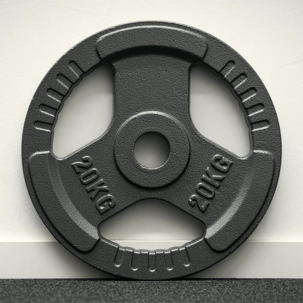 FitNord Valurautainen 50 mm levypaino otekahvoilla  20 kg 3