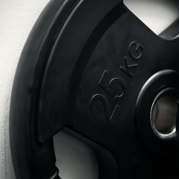 Levypaino 25 kg, FitNord Tri Grip Black G2 2