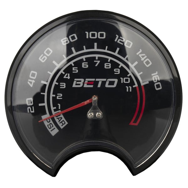 Jalkapumppu BETO, CFL-003AGD, tubeless pumppu isolla mittarilla 6