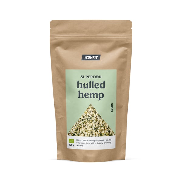 ICONFIT Organic Hemp Protein 50% 200g — Hamppuproteiini 1