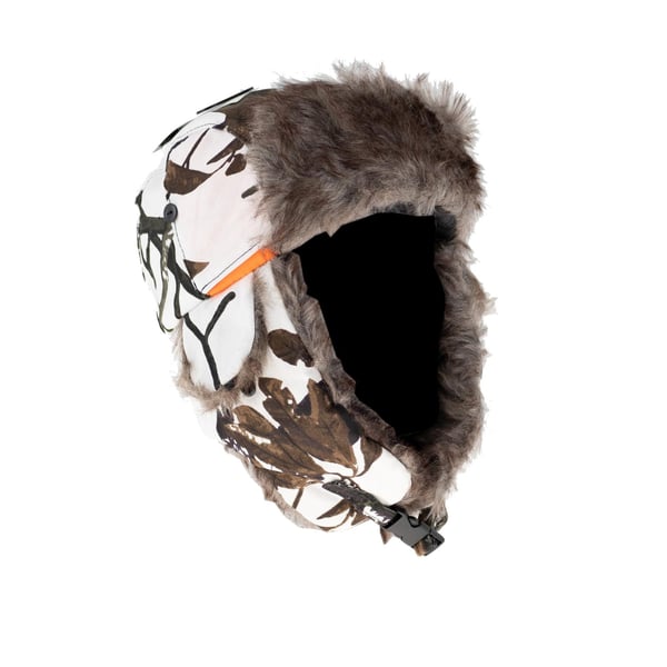 SnowFox Thermo Plus Kääntöhattu White Camo/Oranssi 2