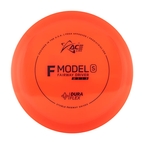 Prodigy Disc ACE Line F Model S DuraFlex Väylädraiveri Frisbeegolfkiekko, punainen 1