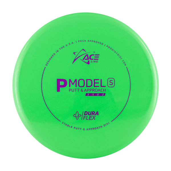 Prodigy Disc ACE Line P Model S DuraFlex Putteri Frisbeegolfkiekko, vihreä 1