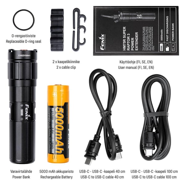 HM75R SUPERRAPTOR3 POWER EXTENDER, 5000 mAh 7