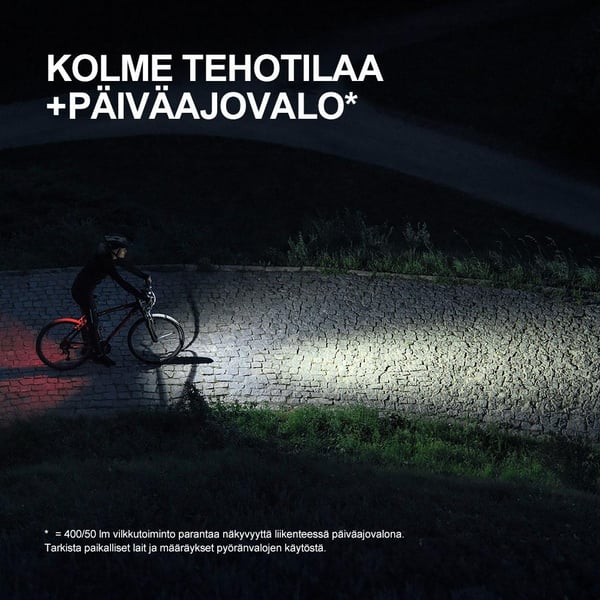 Pyöränvalo Fenix BC15R, 400 lm 13