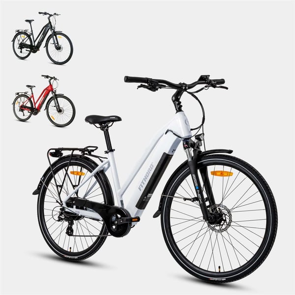 FitNord Ava 300 Sähköpyörä, valkoinen (720 Wh tehoakku) 4