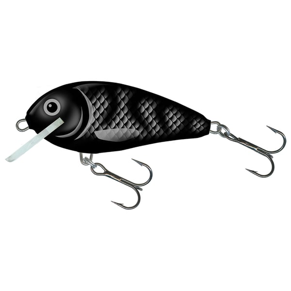 Salmo Butcher BR5F 5 cm Vaappu, kelluva, Black Shadow 1
