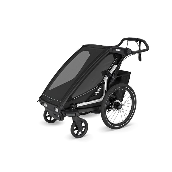Lastenkuljetusperäkärry THULE Chariot Sport 2, single musta 1