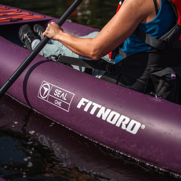 FitNord Seal One ilmatäytteinen kajakki, tumma violetti (1-istuttava) (2023-2024) 5
