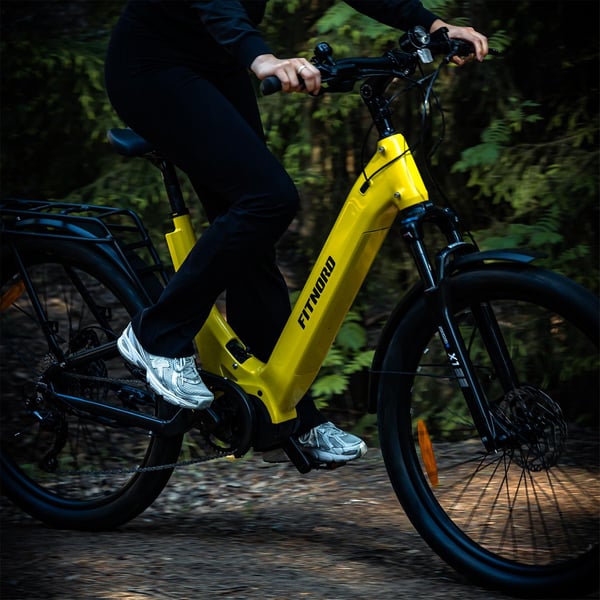 FitNord Ava 700FS Sähköpyörä, keltainen 4