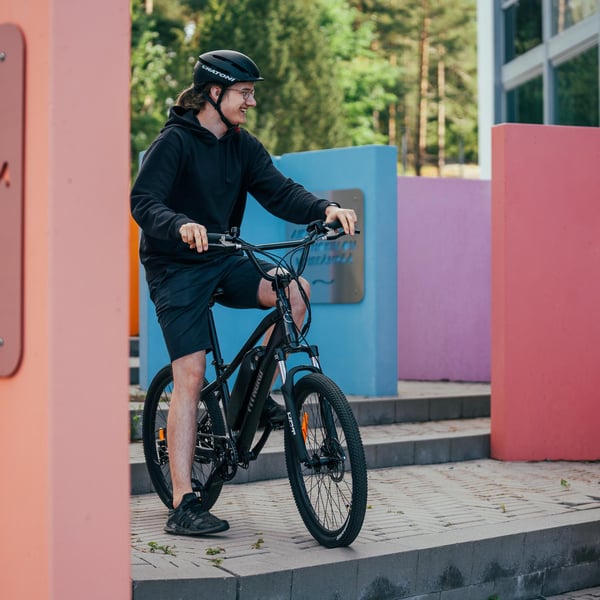 FitNord Ranger Urban Jr. Sähkömaastopyörä, musta (360 Wh tehoakku) 2