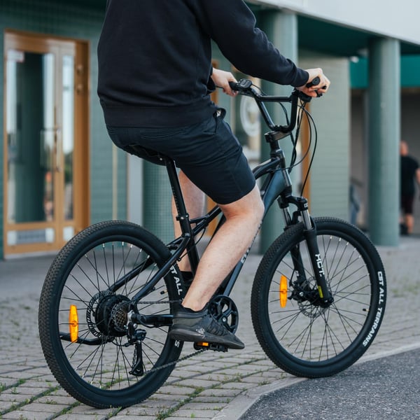 FitNord Ranger Urban Jr. Sähkömaastopyörä, musta (360 Wh tehoakku) 4