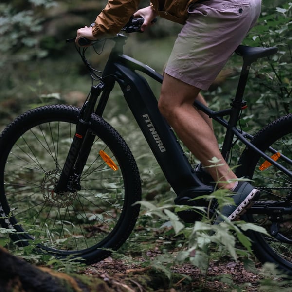 FitNord Ranger 900 Sähkömaastopyörä 2024, musta (856 Wh tehoakku) 5