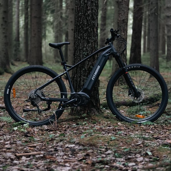 FitNord Ranger 900 Sähkömaastopyörä 2024, musta (856 Wh tehoakku) 6