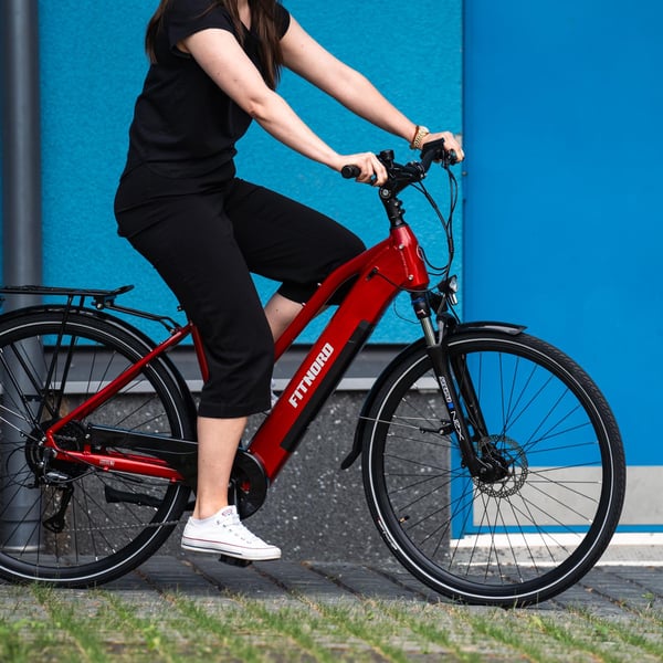 FitNord Ava 300 Sähköpyörä 2024, punainen (720 Wh tehoakku) 3